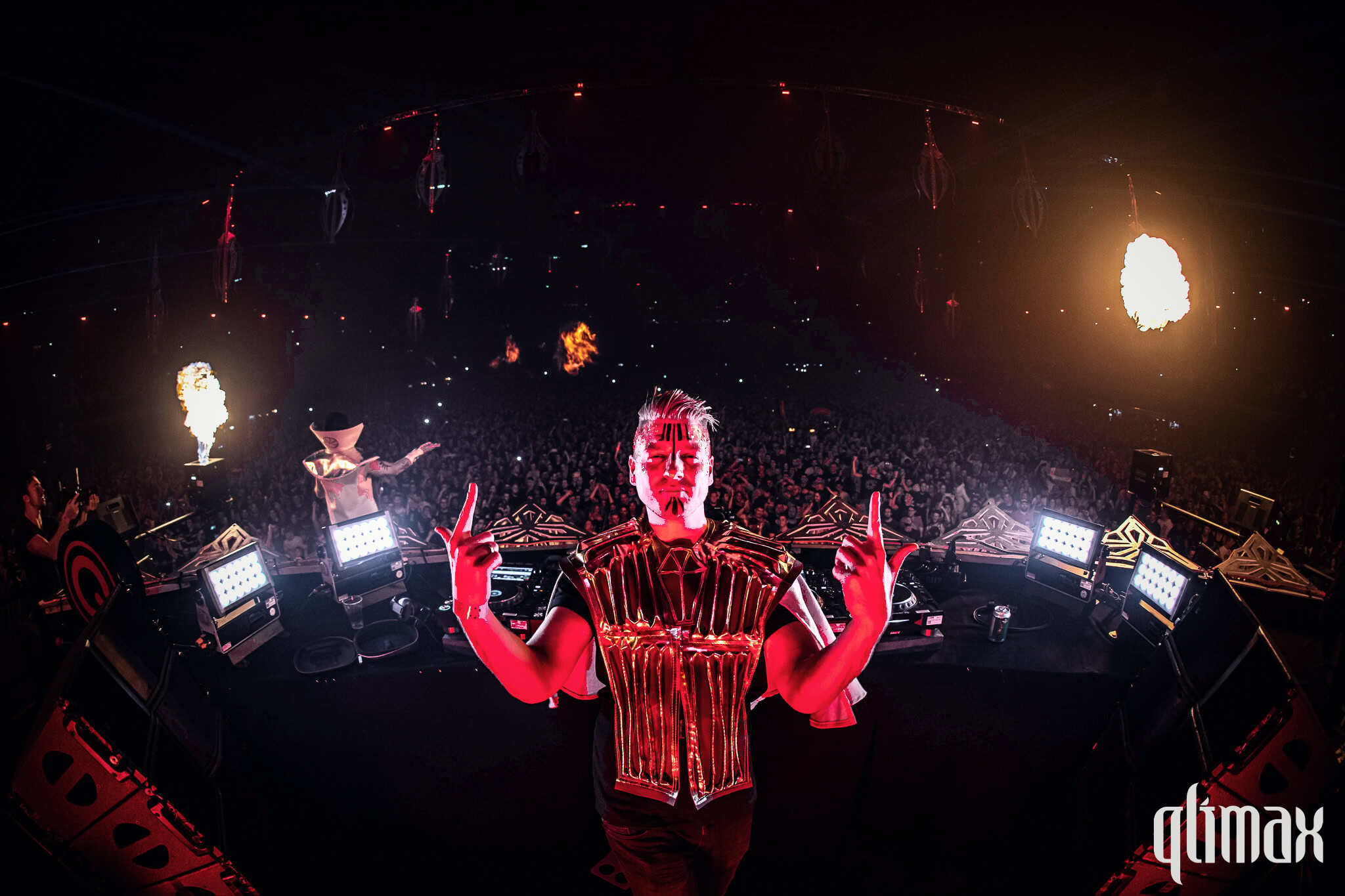 KELTEK on stage at Qlimax